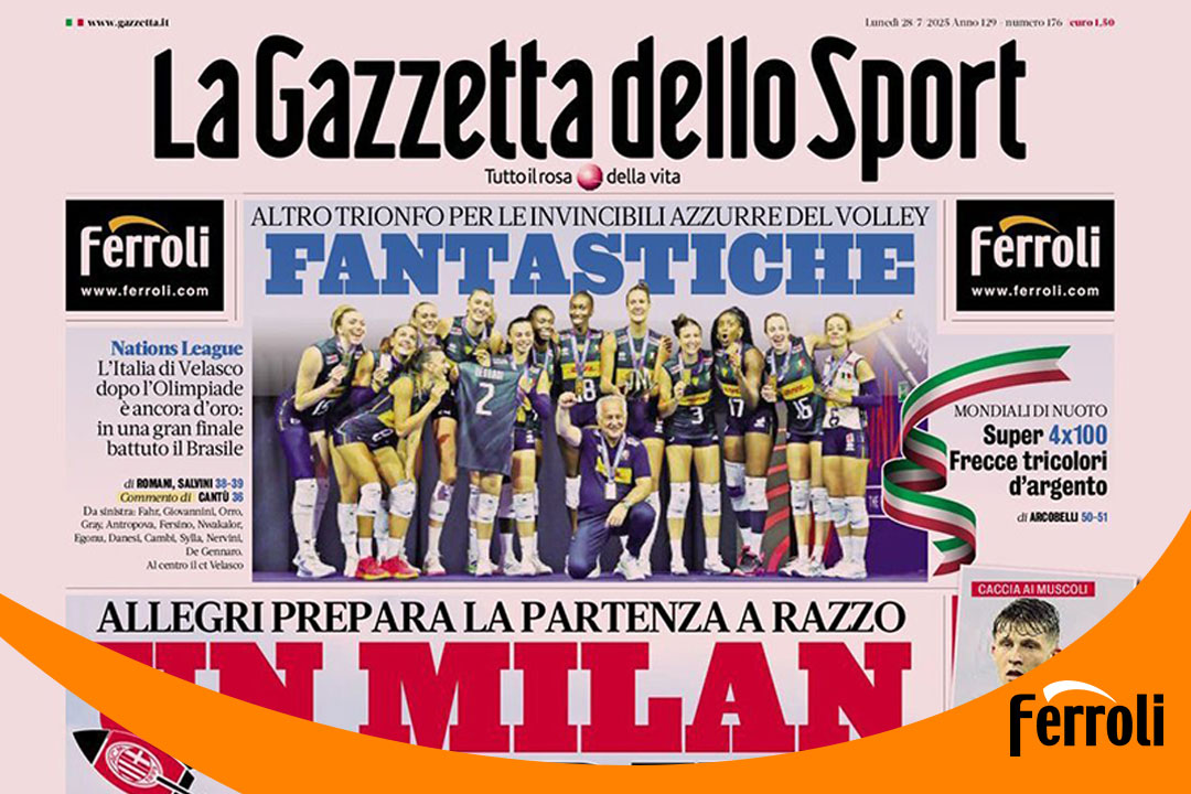 永利集团强势上岸《米兰体育报》头版！